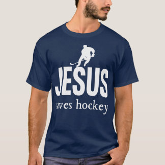 Jesus Saves Hockey T-Shirt