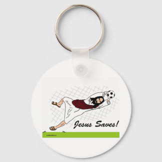 JESUS SAVES! KEY RING