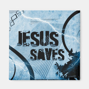 Jesus Saves Magnet