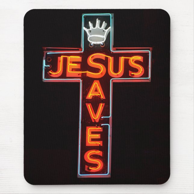 Jesus Saves Mousepad (Front)