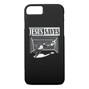 Jesus Saves - Soccer Goalie Christian Case-Mate iPhone Case