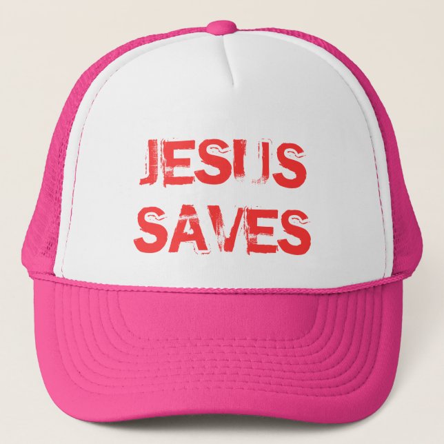 JESUS SAVES TRUCKER HAT (Front)