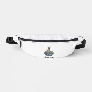 Jesus Saves Vintage Lighthouse Christian Shirt_1 Bum Bags