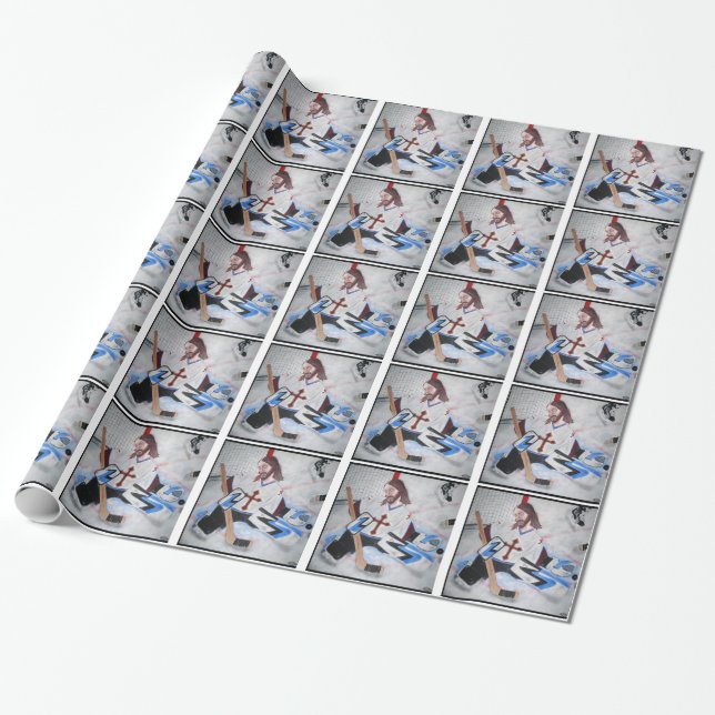 Jesus Saves! Wrapping Paper (Unrolled)