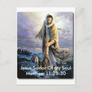 Jesus Saviour Of My Soul Postcard