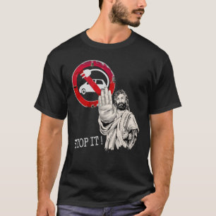 Jesus says no to Electric Cars T-Shirt