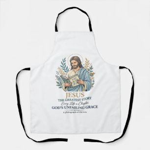 Jesus Scrapbooking Memory Keeping Mum Vintage Shir Apron