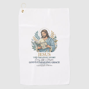 Jesus Scrapbooking Memory Keeping Mum Vintage Shir Golf Towel