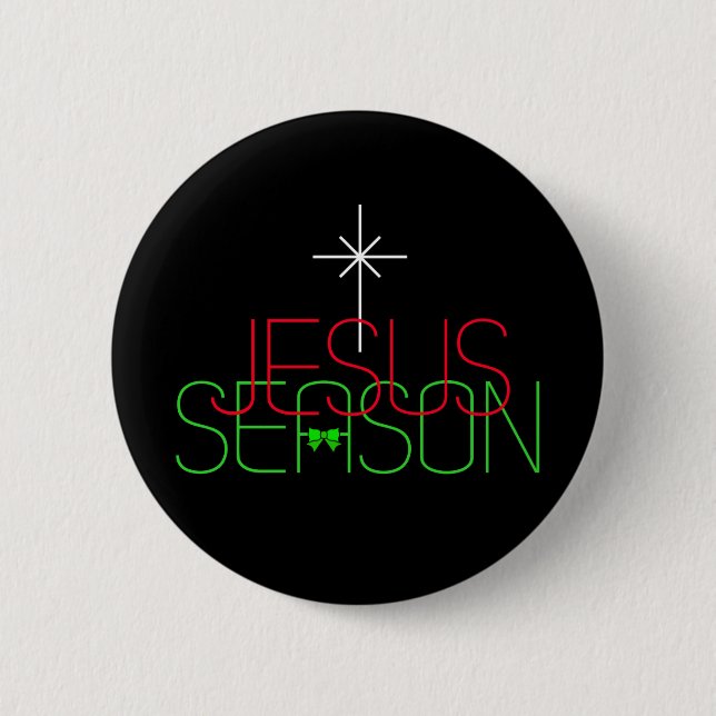 Jesus Season 6 Cm Round Badge (Front)