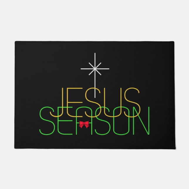 Jesus Season Doormat (Front)