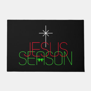 Jesus Season Doormat