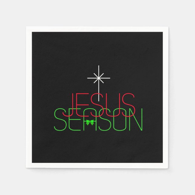 Jesus Season Napkin (Front)
