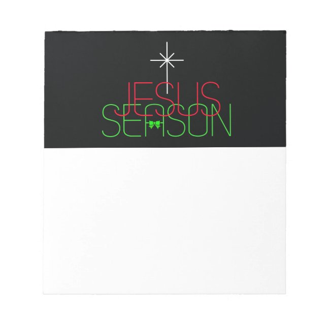 Jesus Season Notepad (Front)