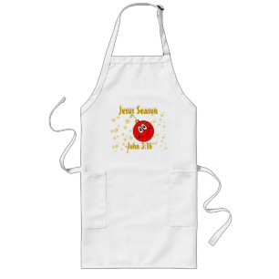 Jesus Season Ornament Customise It Long Apron