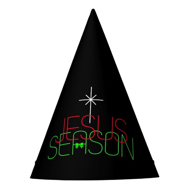 Jesus Season Party Hat (Front)