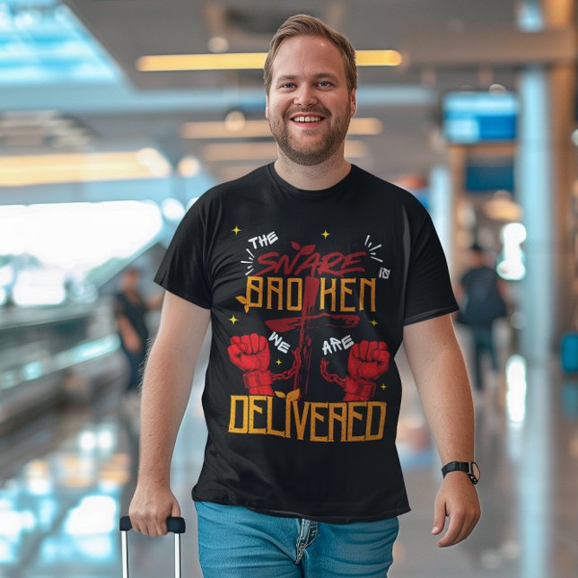 Jesus Set Me Free Christian Spiritual Believe T-Shirt (Creator Uploaded)