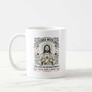 Jesus Sewing Quilting Shirt Christian Graphic_1 Coffee Mug