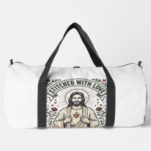 Jesus Sewing Quilting Shirt Christian Graphic_1 Duffle Bag