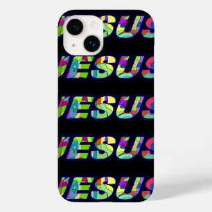 Jesus Sign In Multi Colours Case-Mate iPhone 14 Case