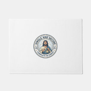 Jesus Singleness Waiting Season Shirt Faith Based  Doormat