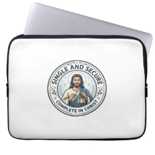 Jesus Singleness Waiting Season Shirt Faith Based Laptop Sleeve