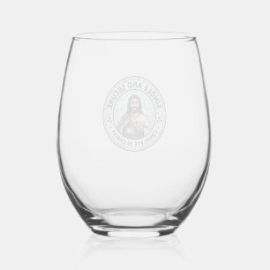 Jesus Singleness Waiting Season Shirt Faith Based Stemless Wine Glass