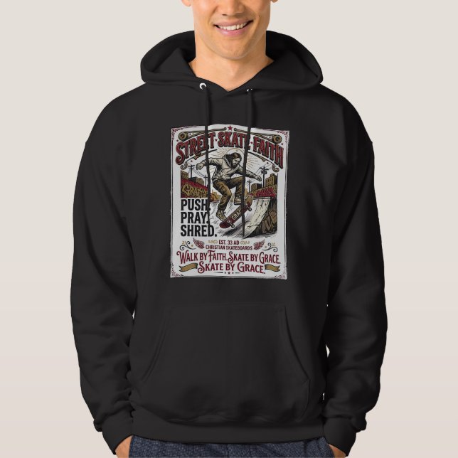 Jesus Skate Longboard Shirt Christian (Front)