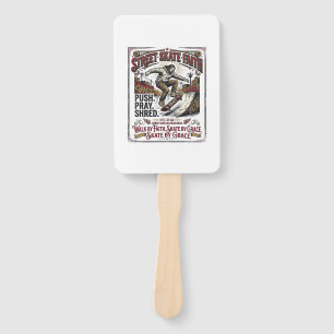 Jesus Skate Longboard Shirt Christian Hand Fan