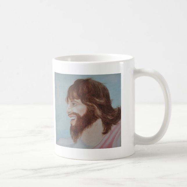 Jesus Smiling Coffee Mug (Right)