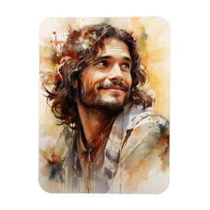 Jesus Smiling Magnet