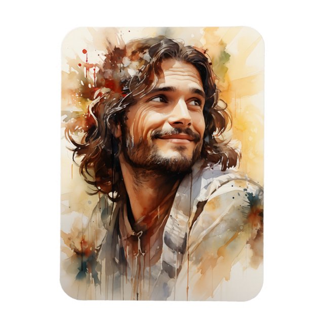 Jesus Smiling Magnet (Vertical)