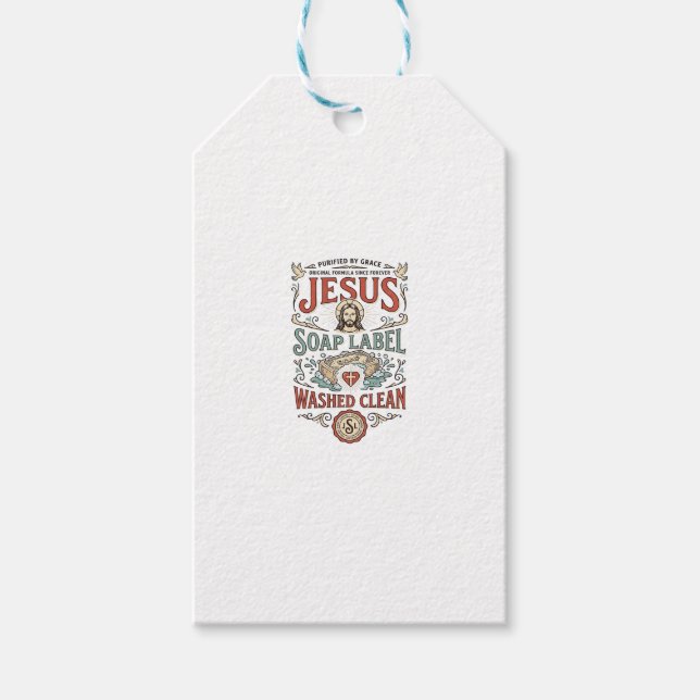 Jesus Soap Label Washed Clean Jesus Soap Washed Cl (Front)