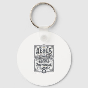 Jesus Soundwave Frequency Jesus Soundwave Frequenc Key Ring