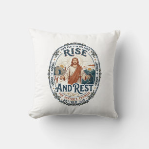 Jesus Sourdough Bread Community Shirt Faith Based Cushion