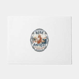 Jesus Sourdough Bread Community Shirt Faith Based Doormat