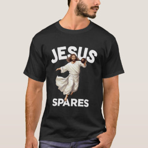 Jesus Spares Funny Christian Christ Gutter Bowling T-Shirt