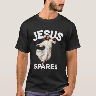 Jesus Spares Funny Christian Christ Gutter Bowling T-Shirt