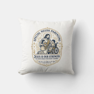 Jesus Special Needs Parenting Shirt Faith Based De Cushion