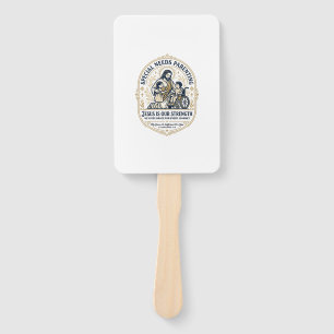 Jesus Special Needs Parenting Shirt Faith Based De Hand Fan