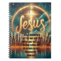 Jesus Spiral Photo Notebook