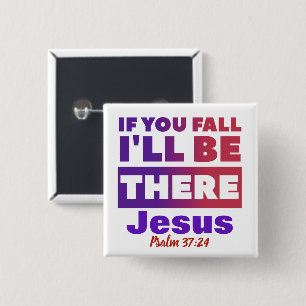 Jesus - Square Button