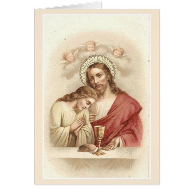 Jesus St. John Catholic Mass Offering Card (Front)