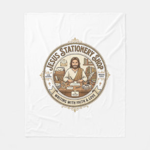 Jesus Stationery Shop Jesus Stationery Shop Christ Fleece Blanket