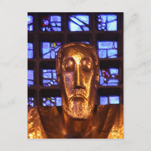 Jesus Statue, Kaiser Wilhelm Memorial Church Postcard
