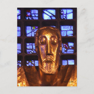 Jesus Statue, Kaiser Wilhelm Memorial Church Postcard