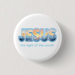 Jesus Sunrise 3 Cm Round Badge