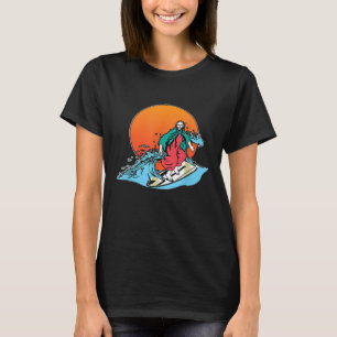 Jesus Surfing I Christianity I Cool Jesus Surfing T-Shirt