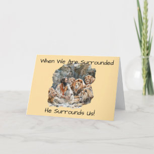 Jesus Surrounds Us in Time of Trouble Psalm 32:7 Card