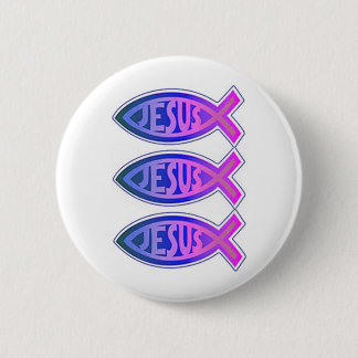 Jesus Symbol 6 Cm Round Badge