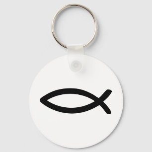 jesus symbol fish key ring